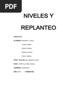 Informe Replanteo-Niveles
