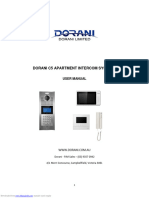 Dorani C5 Apartment Intercom Systems: User Manual