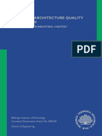 Software Architecture Quality Evaluation: Frans Mårtensson