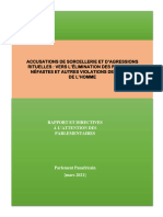 Rapport Parlement Panafricain Droit