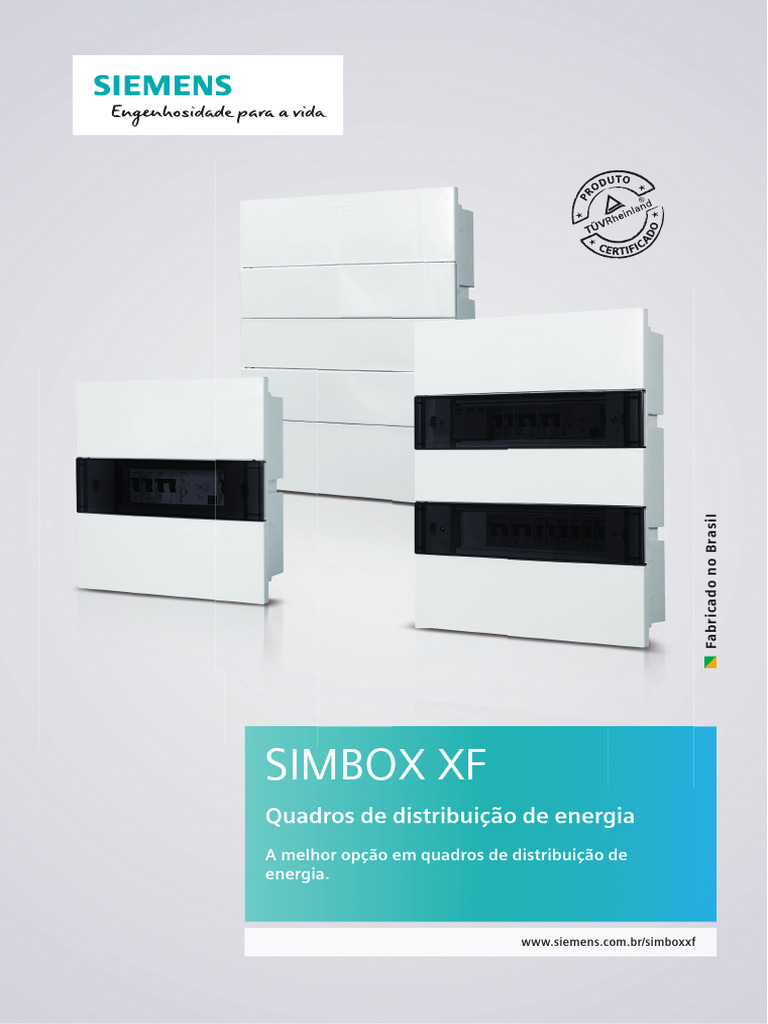 Siemens - Catálogo - Simbox XF | PDF | Engenharia Elétrica | Eletricidade