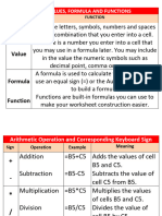 Excel Topic