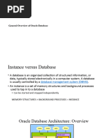 General Overview of Oracle Database