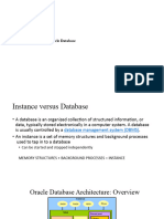 General Overview of Oracle Database