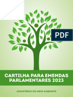 Cartilha para Emendas Parlamentares 2023: Ministério Do Meio Ambiente
