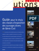 Guide Pour Le Choix Des Classes D'exposition Des Ouvrages Divers de Génie Civil