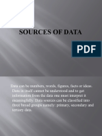 Sources of Data