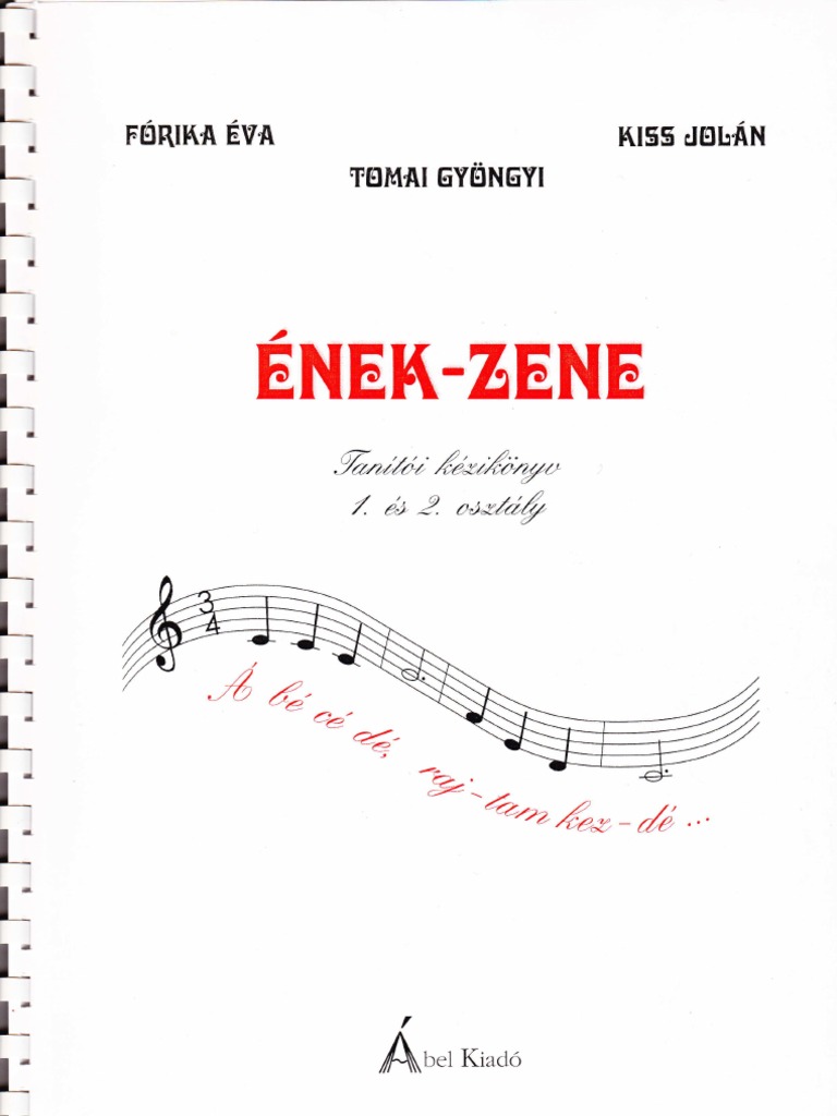 Ének-Zene Tanítói Kézikönyv1-2 Osztály - 0001 | PDF