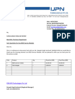 002 Quotation Linx 8890 Service Module Carborundum