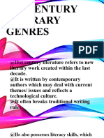 21st Century - Lit Genres