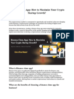 Binance Clone App - How To Maximize Your Crypto Startup Growth