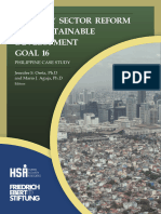 Security Sector Reform and Sustainable Development Goal 16: Philippine Case Study