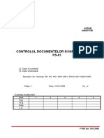 PS.01 - Controlul Documentelor Si Inregistrarilor