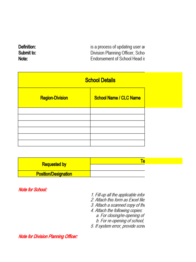 User Account Management RF05 Form | PDF | Computing | Software