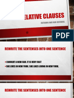 Relative Clauses