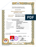 Ijazah SMK Tessalonika