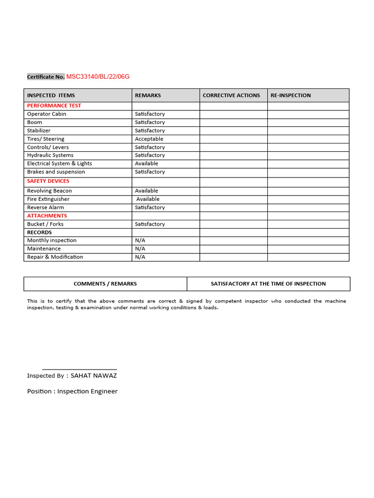 BOOM LOADER 532-120 Front | PDF | Loader (Equipment) | Motor Vehicle