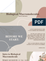 Biological Macromolecules