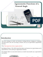 Chapter 1 - Angle in Standard Position and The Six Trigonometric Functions