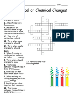 C1 Physical or Chemical Changes Crossword