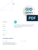 Test de langue PDF