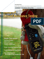 “Watts Current” Technical Bulletin...Clamp-On Ground Resistance Testing - Chauvin Arnoux 2020
