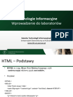 HTML Podstawy