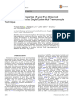 High-Temperature Properties of Mold Flux Observed and Measured in Situ by Single/Double Hot-Thermocouple Technique