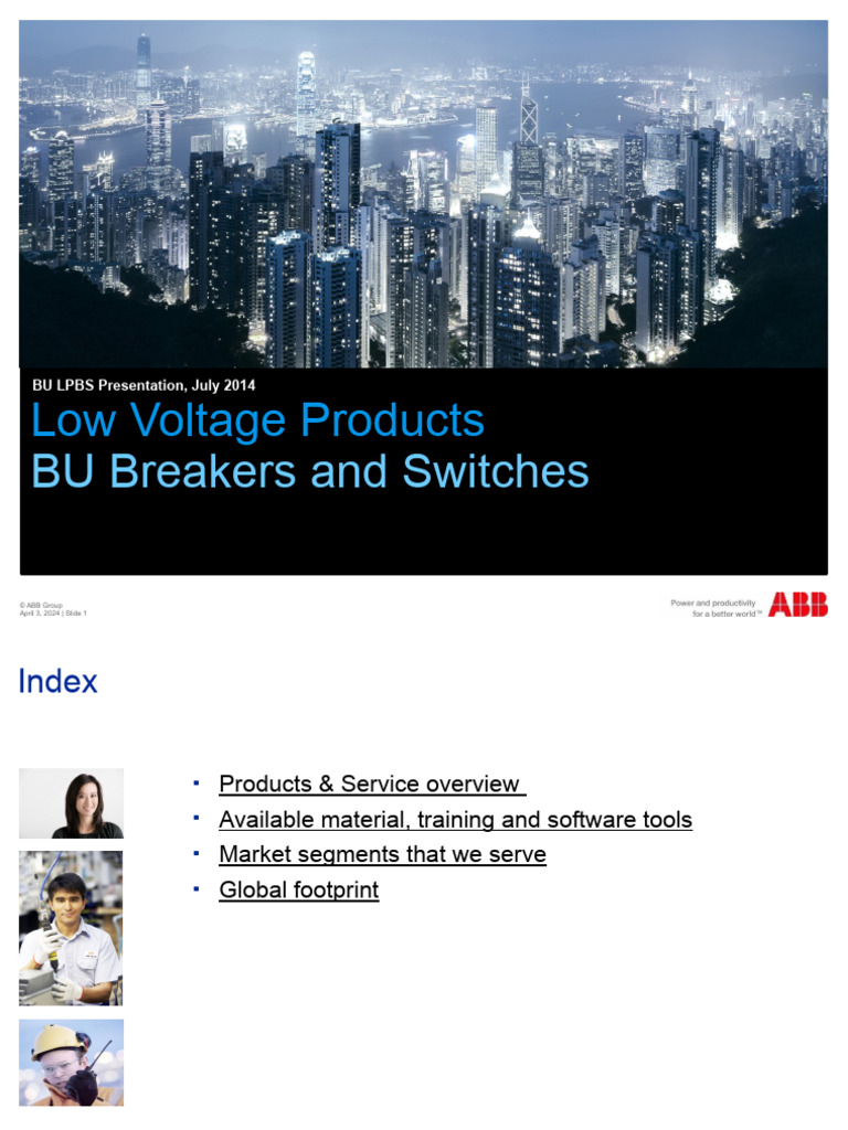 ABB Low Voltage Breakers & Switches Overview | PDF | Solar Power | Fuse ...