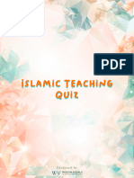 Islamic Teaching Quiz