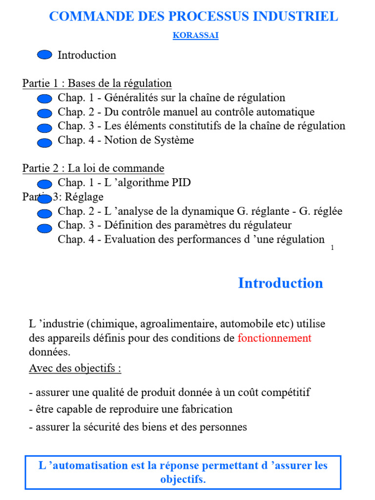 Régulation des Processus Industriels | PDF | Soupape