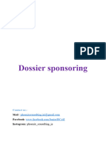 Dossier Sponsoring