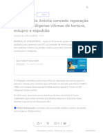 Comissão de Anistia Concede Reparação Inédita A Indígenas Vítimas de Tortura, Estupro e Expulsão