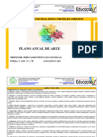 Plano Anual de Arte - 5º Ano A, B e C