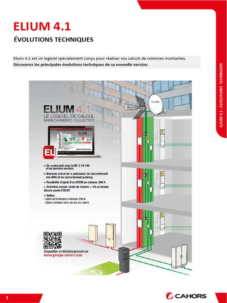 Évolutions du logiciel Elium 4.1 | PDF | Parking | Électrotechnique