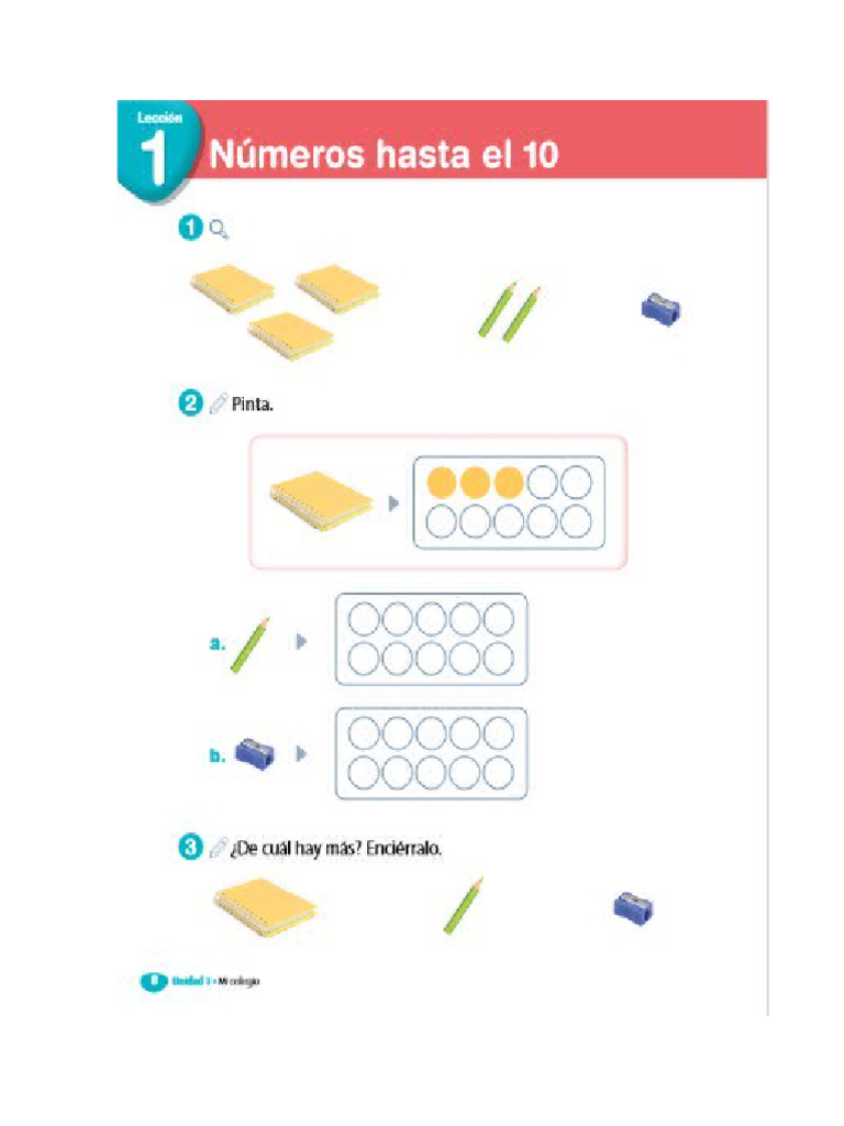 Guías Unidad 1 Mi Colegio | PDF