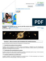 Memoire Online - Evaluation Du Contrôle Interne - Cas Du Cycle Des Revenus de Online Création - Nadine Abiba Ouattara