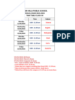 Annual Exam Class Vii