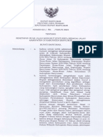 SK 621 - 421 - Tahun 2023 Tentang Penetapan Ruas Jalan Menurut Statusnya Sebagai Jalan Kabupaten Di Kabupa