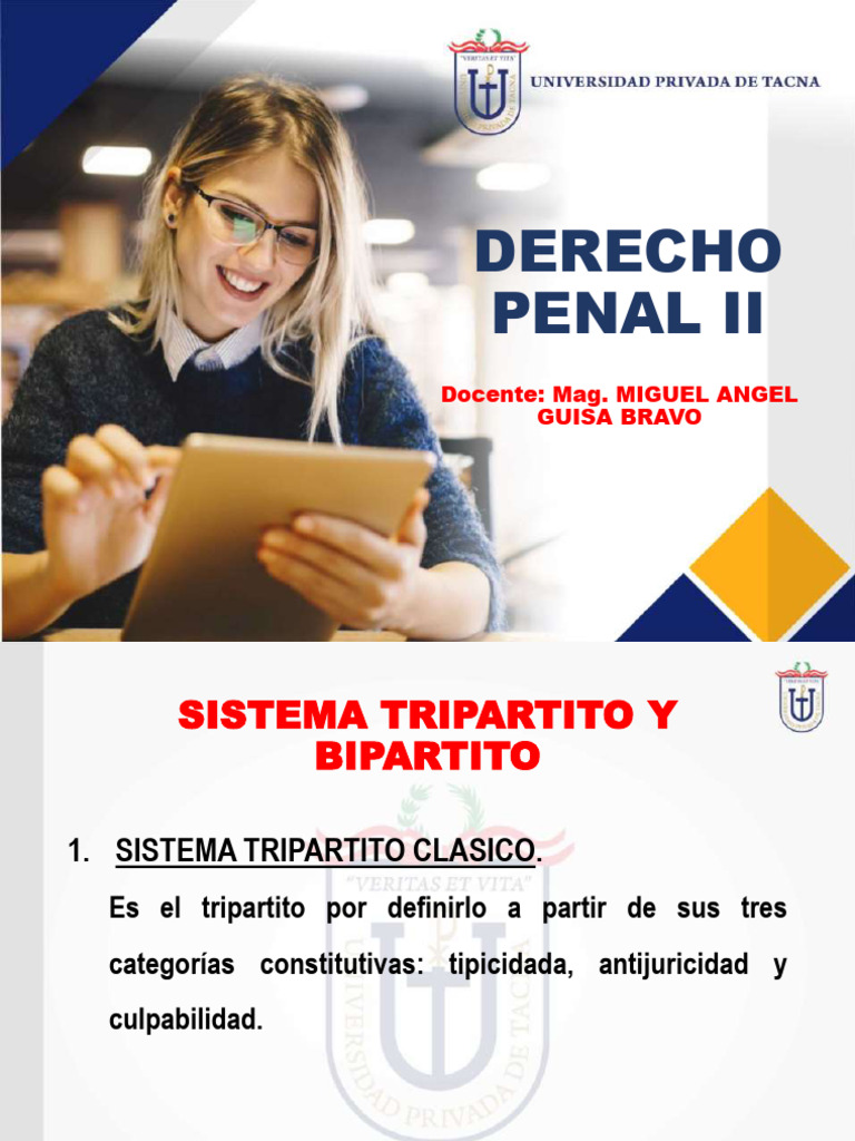 Sistemas Tripartito y Bipartito en Derecho Penal | PDF | Intención ...