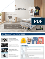 Brochure SinoColor DTF 1200S DTF Printer 1