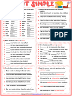 Present Simple Tense Esl Printable Grammar Test Worksheet Celeste