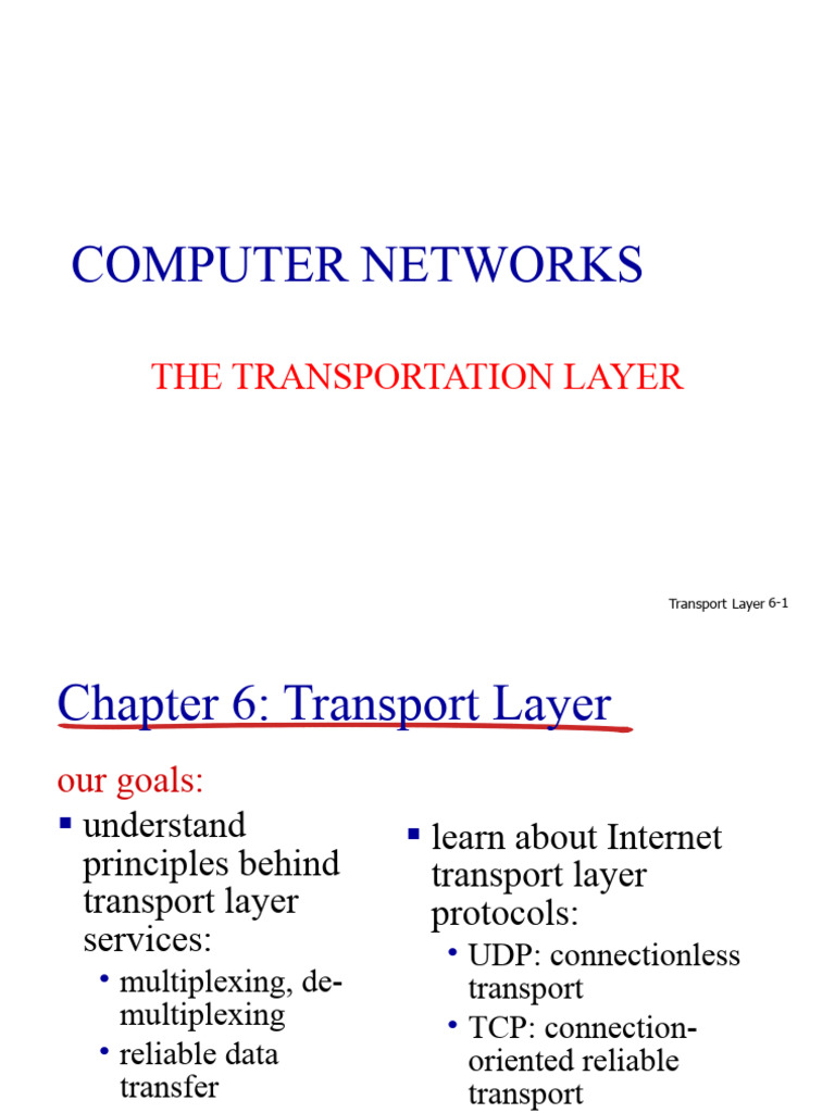 ComputerNetwork C6 en | PDF | Transmission Control Protocol | Port ...
