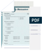 Resume Template 2