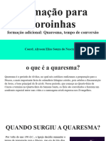 Formação Adicional_ Quaresma, Tempo de Conversão