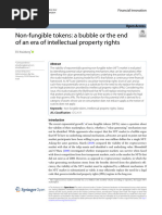 Non-Fungible Tokens: A Bubble or The End of An Era of Intellectual Property Rights