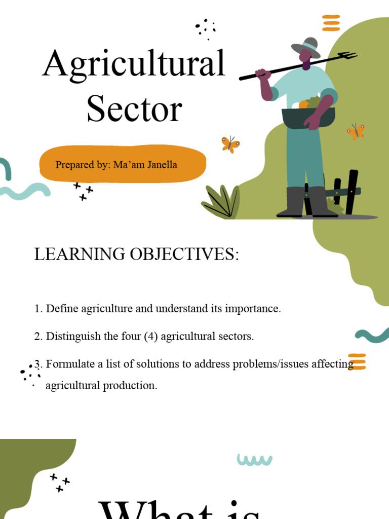 Agricultural Sector | PDF | Agriculture | Aquaculture
