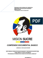 Mision Sucre Compendio Doc Basico 2004