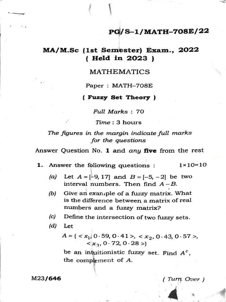 Fuzzy set theory pdf