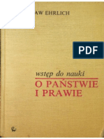 Ehrlich - Stanisław - Wstęp Do Nauki o Państwie I Prawie